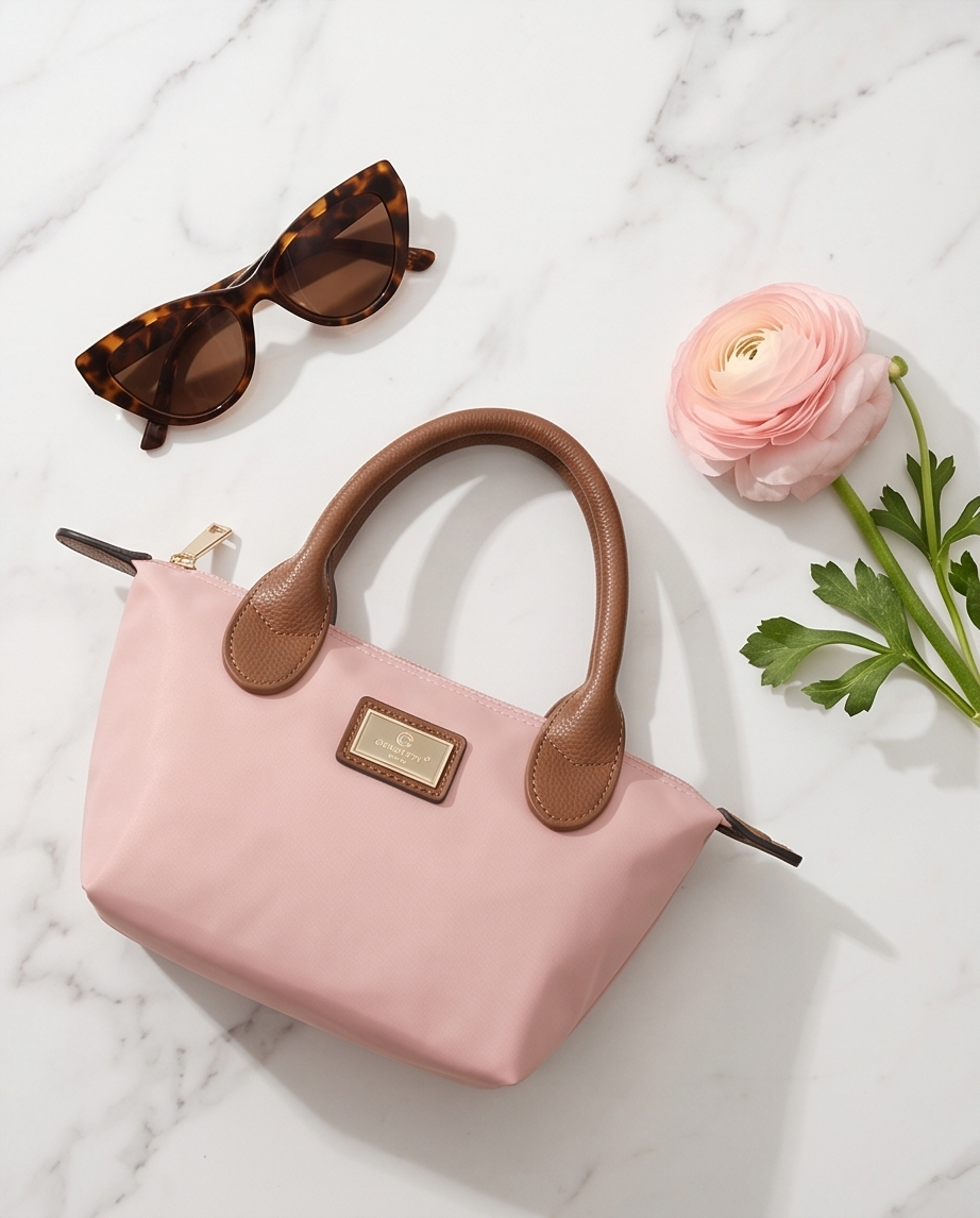 Tas La Balade Mini roze – Nomade elegantie