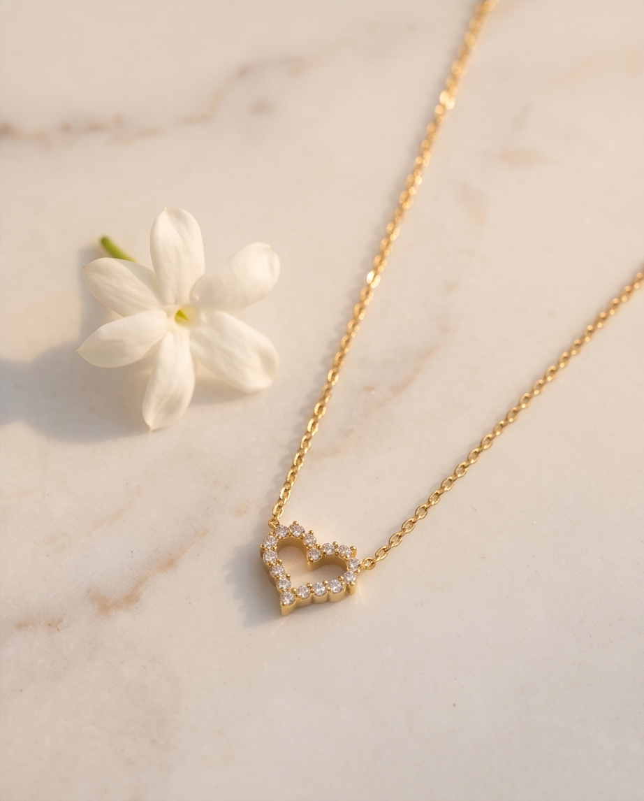 Valentine's Day Heart Necklace ❤️