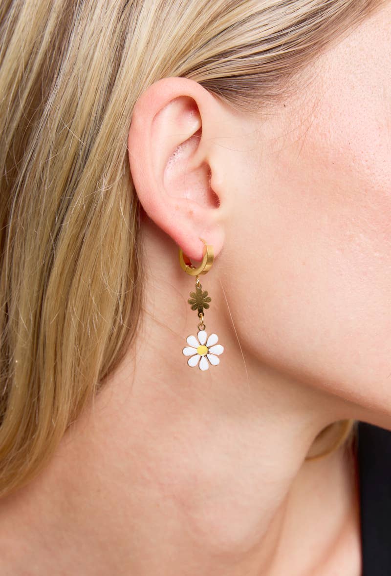 Boucles D'Oreilles Pendantes En Acier Inoxydable
