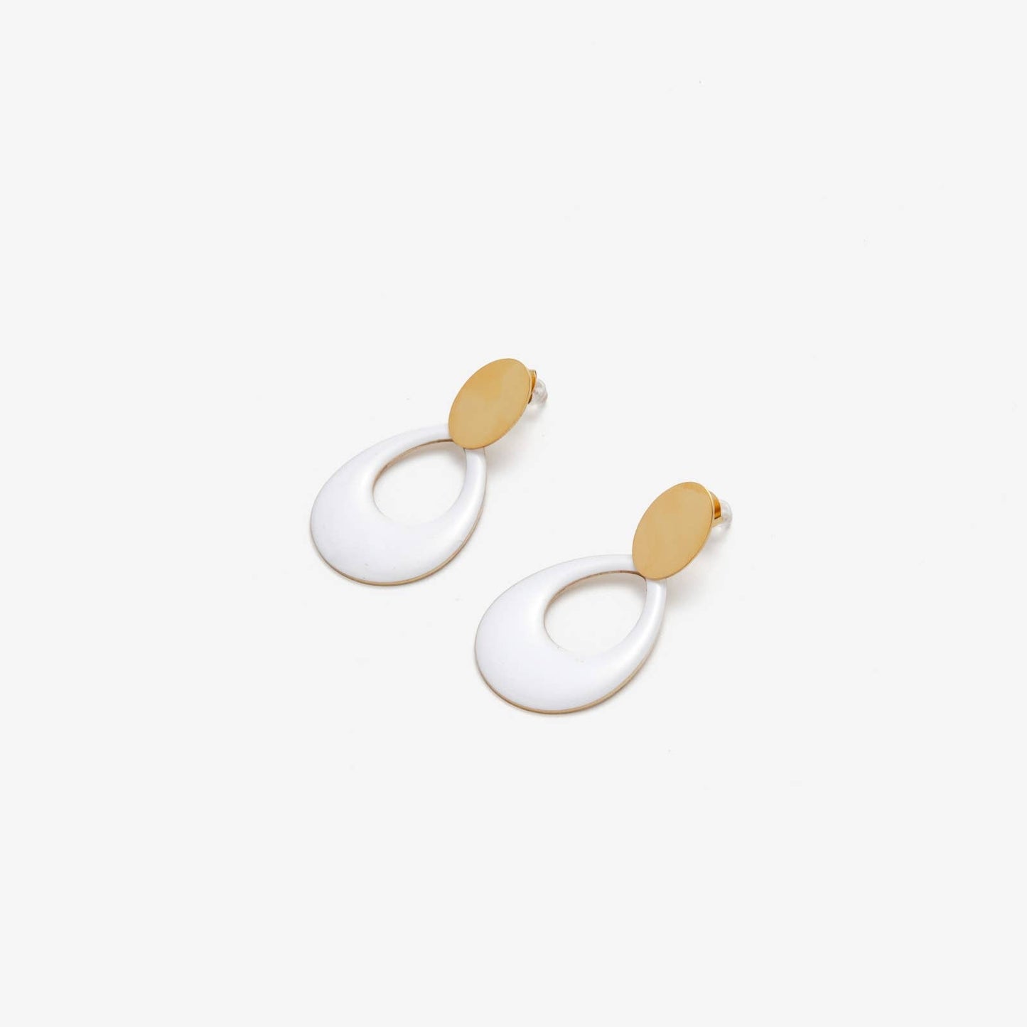 Oorbellen - Isabeline: Wit
