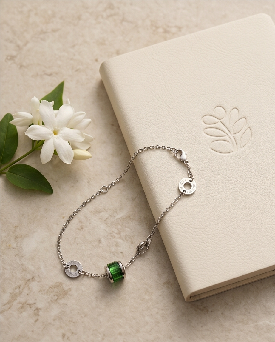 Roman letter bracelet – Gold plated ✨💚