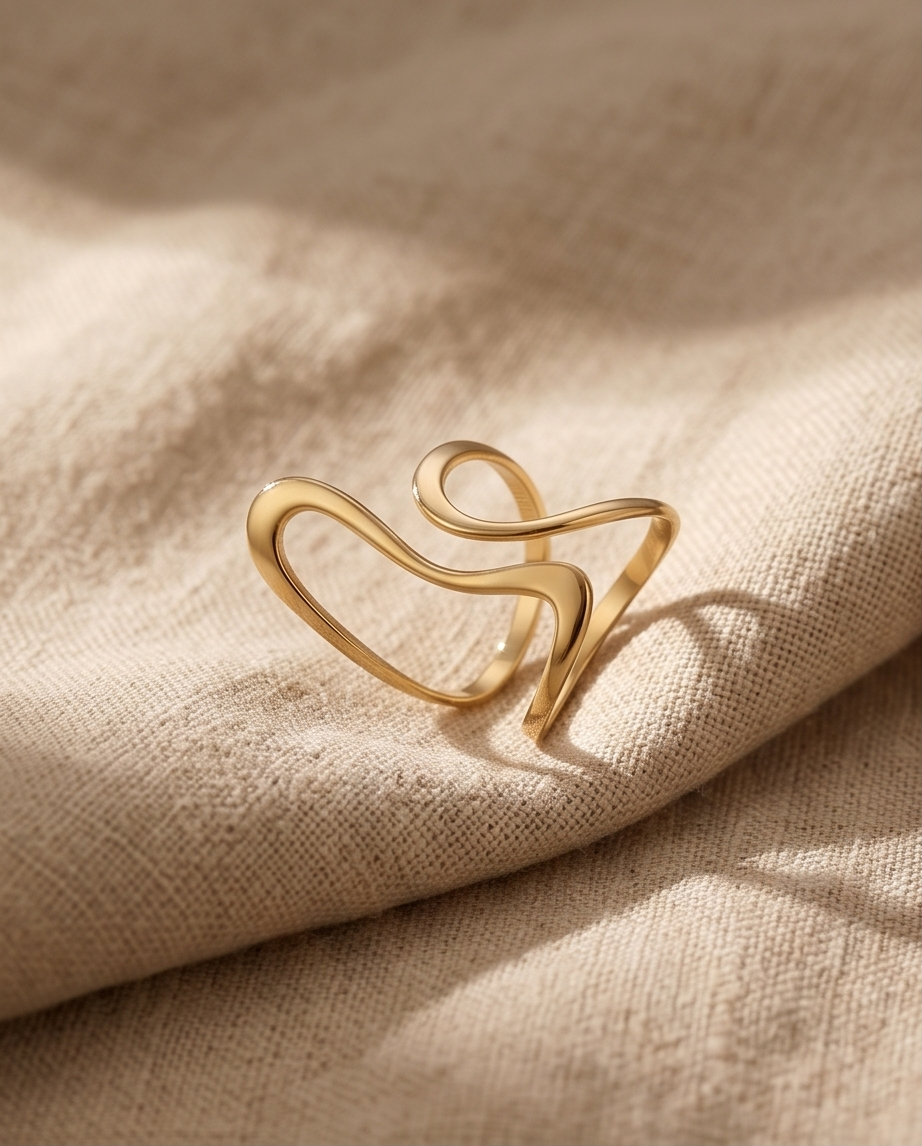 Manon gold-plated stainless steel ring ✨