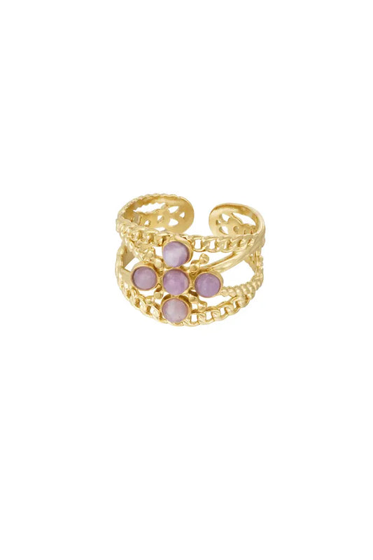 Bague Dona violet