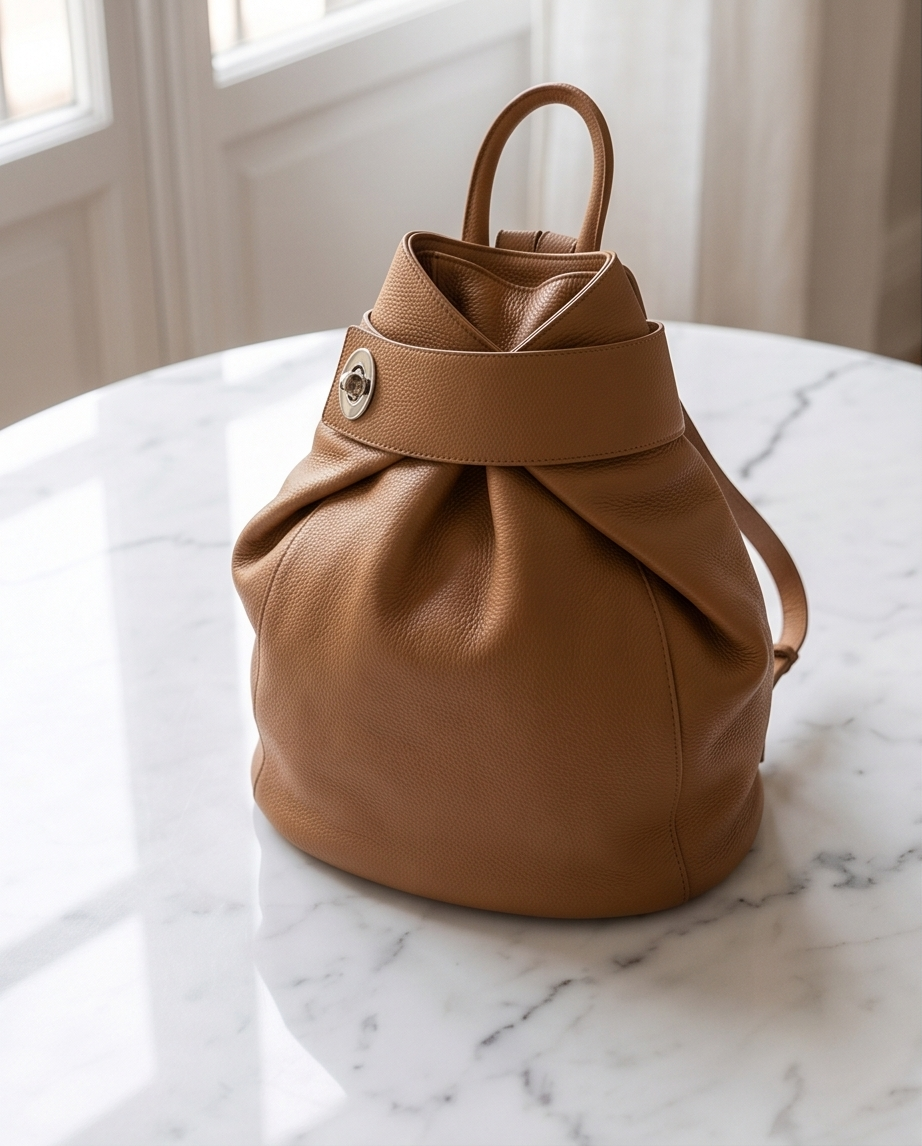 Eliza Leren Rugzak – Natuurlijke elegantie