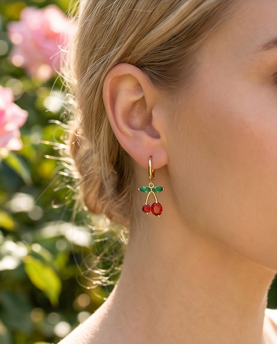 🍒 Boucles Cherry Crush – Les cerises les plus cute de l’été ✨