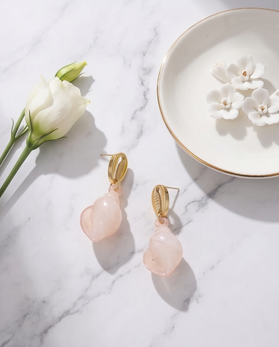 Boucles d’oreilles Odette – Douceur & couleur