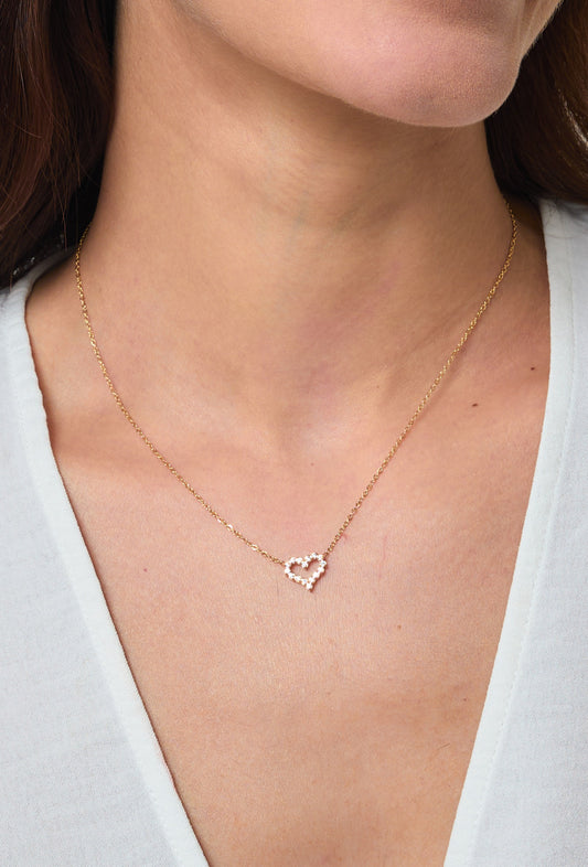 Collier Saint Valentin cœur