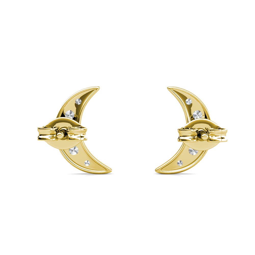 Boucles d'oreilles Crescent Moon - Doré