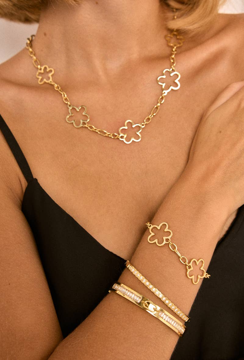 Bloemenketting: Goud