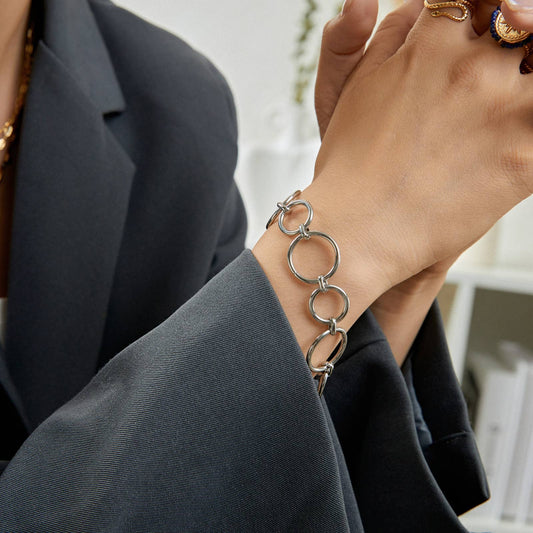 Elliana armband: zilver