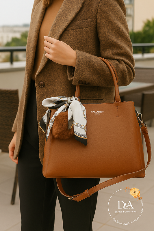 Sac à main Coquette: Brun