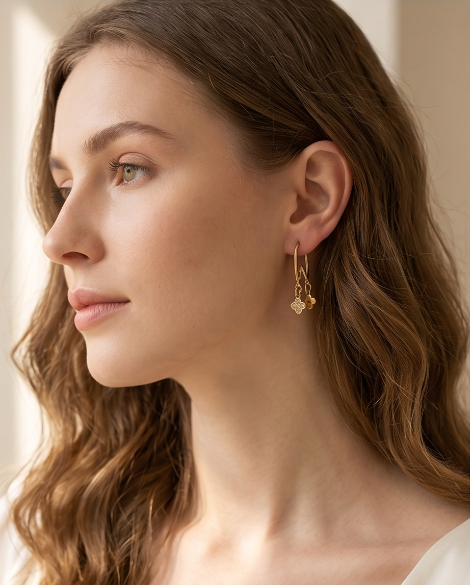 Boucles d’oreilles Céline – Élégance naturelle