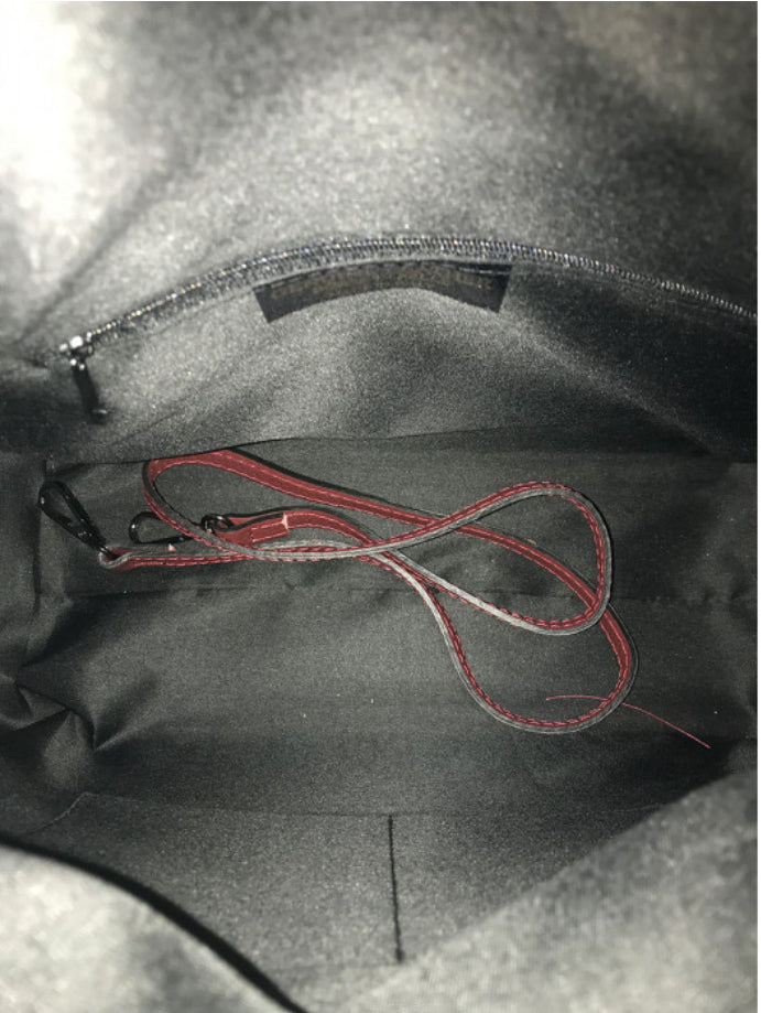 Leren handtas - Egizia zwart