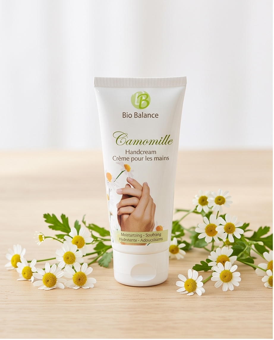 Crème mains à la camomille – Bio Balance 🌼 75ml