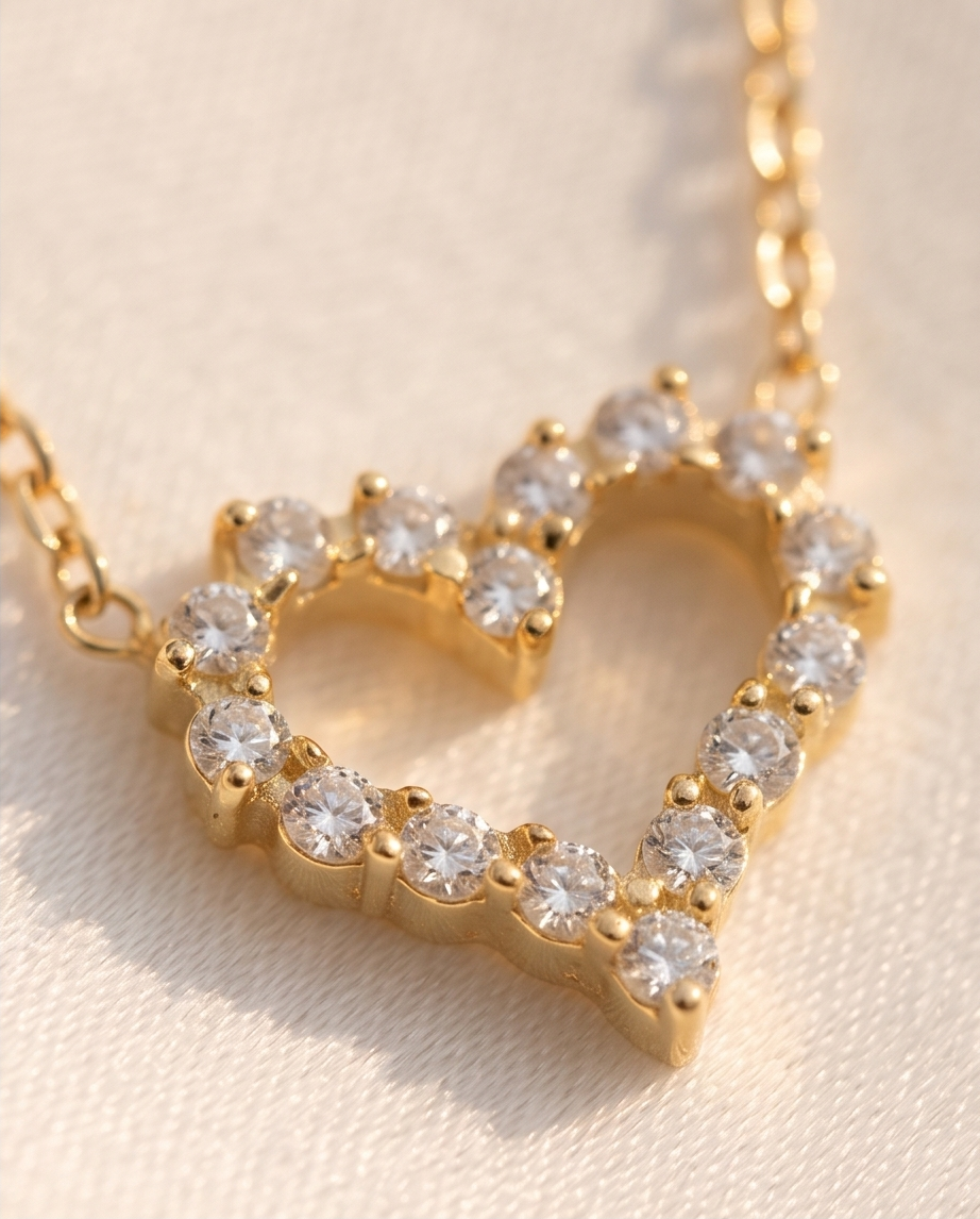 Valentine's Day Heart Necklace ❤️
