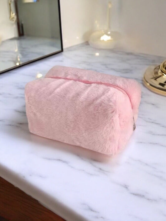 Trousse Doudoune rose