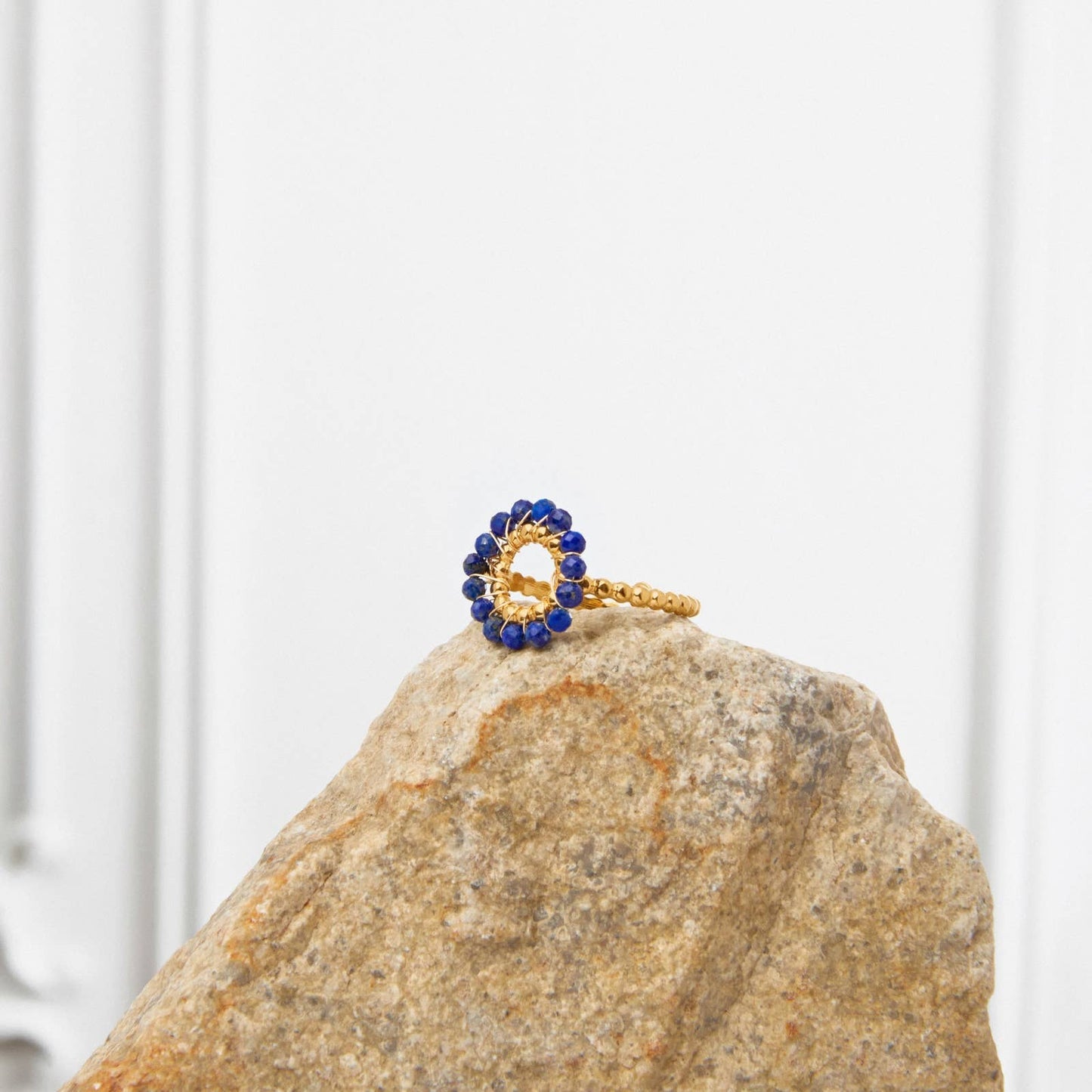 Bague avec pierres - Madison: Lapis Lazuli