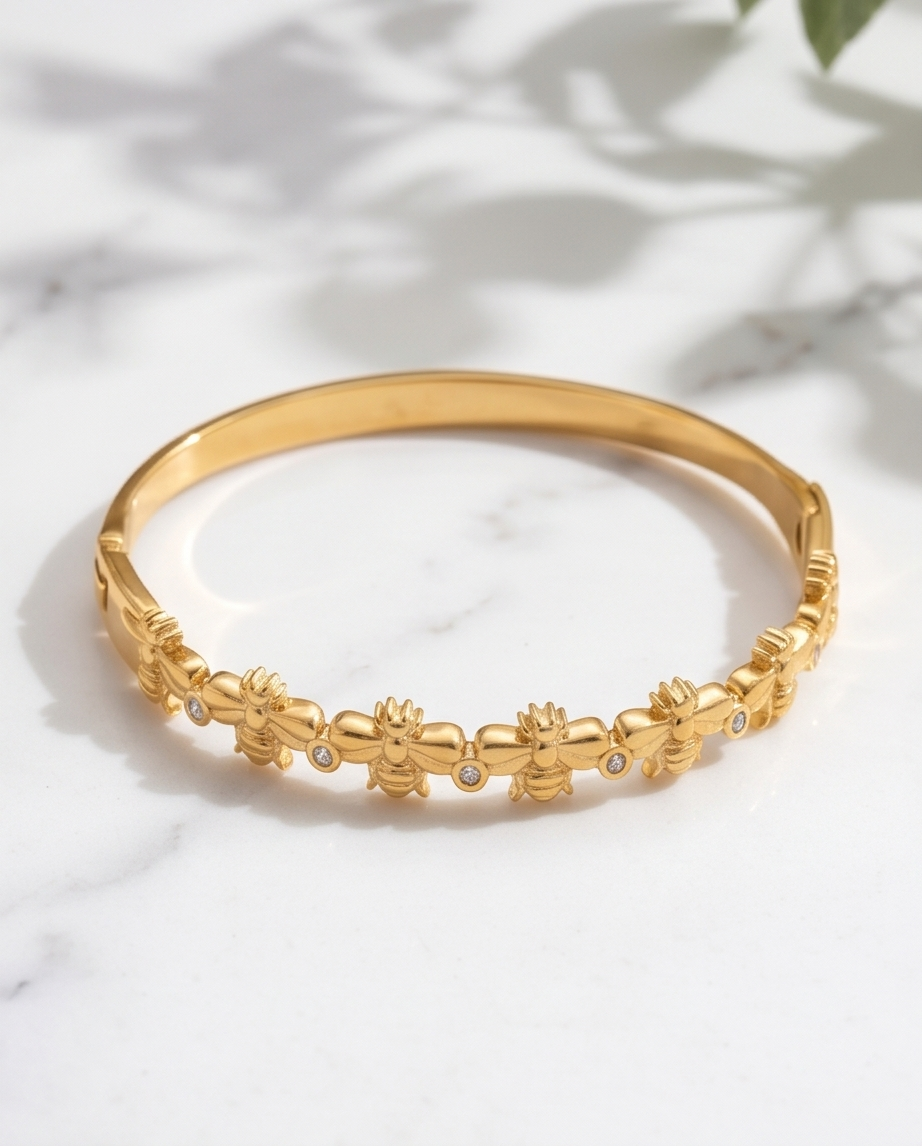 Bracelet Bee Chic Doré ✨🐝