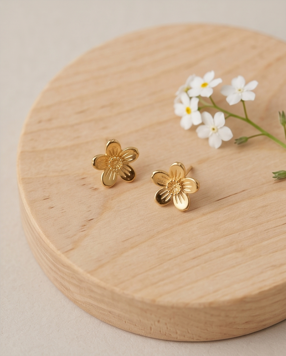 ✨ boucles d’oreilles Flora – Une touche florale pleine d’élégance ✨
