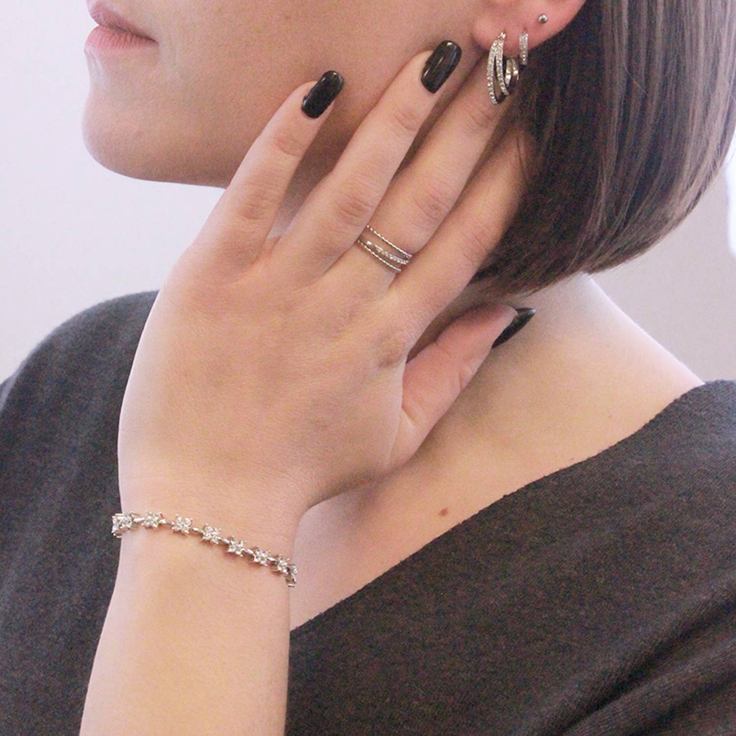 Bracelet Sweet - Argenté et Cristal