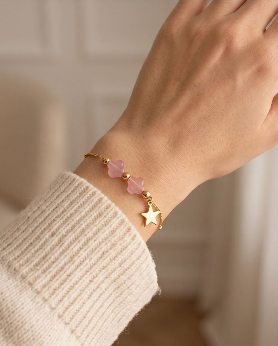 Gold Star Stainless Steel Bracelet ⭐✨