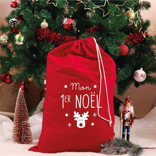 Rode kerstkap (49 x 75 cm) Mijn eerste kerst