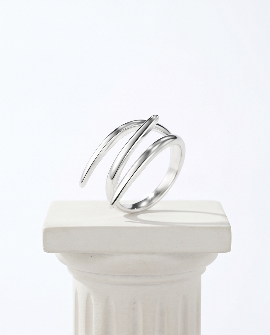 Bague Zira – acier inoxydable ajustable