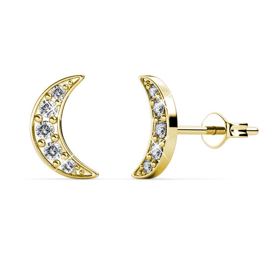 Boucles d'oreilles Crescent Moon - Doré