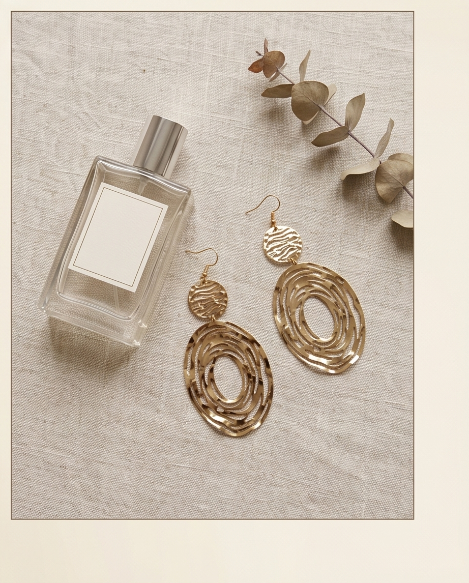 Geometric Drop Earrings
