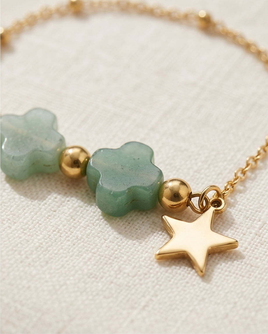 Gold Star Stainless Steel Bracelet ⭐✨