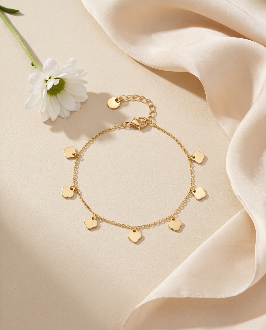 Dounia Armband goudkleurig roestvrij staal 💛