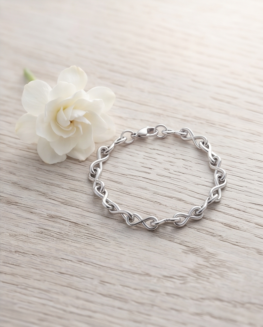 Silver Infinity Bracelet - Infinity Glow ♾️✨