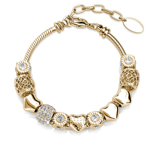 Bracelet Radiant Charm - Doré et Cristal