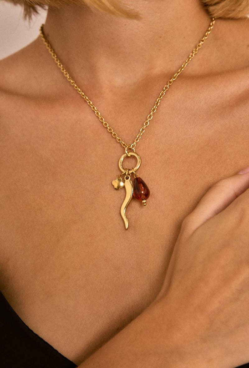 Justine Doré Stainless Steel Necklace – Trendy & Durable Jewelry