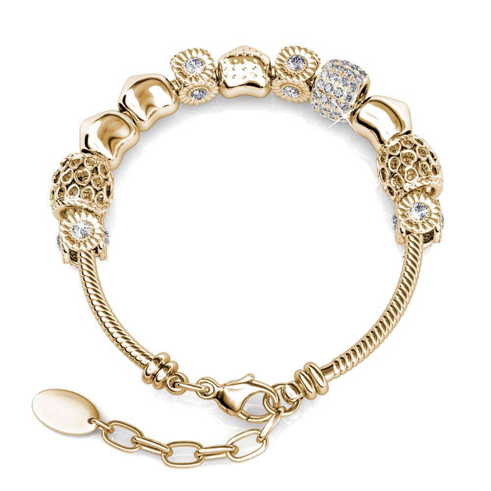 Bracelet Radiant Charm - Doré et Cristal