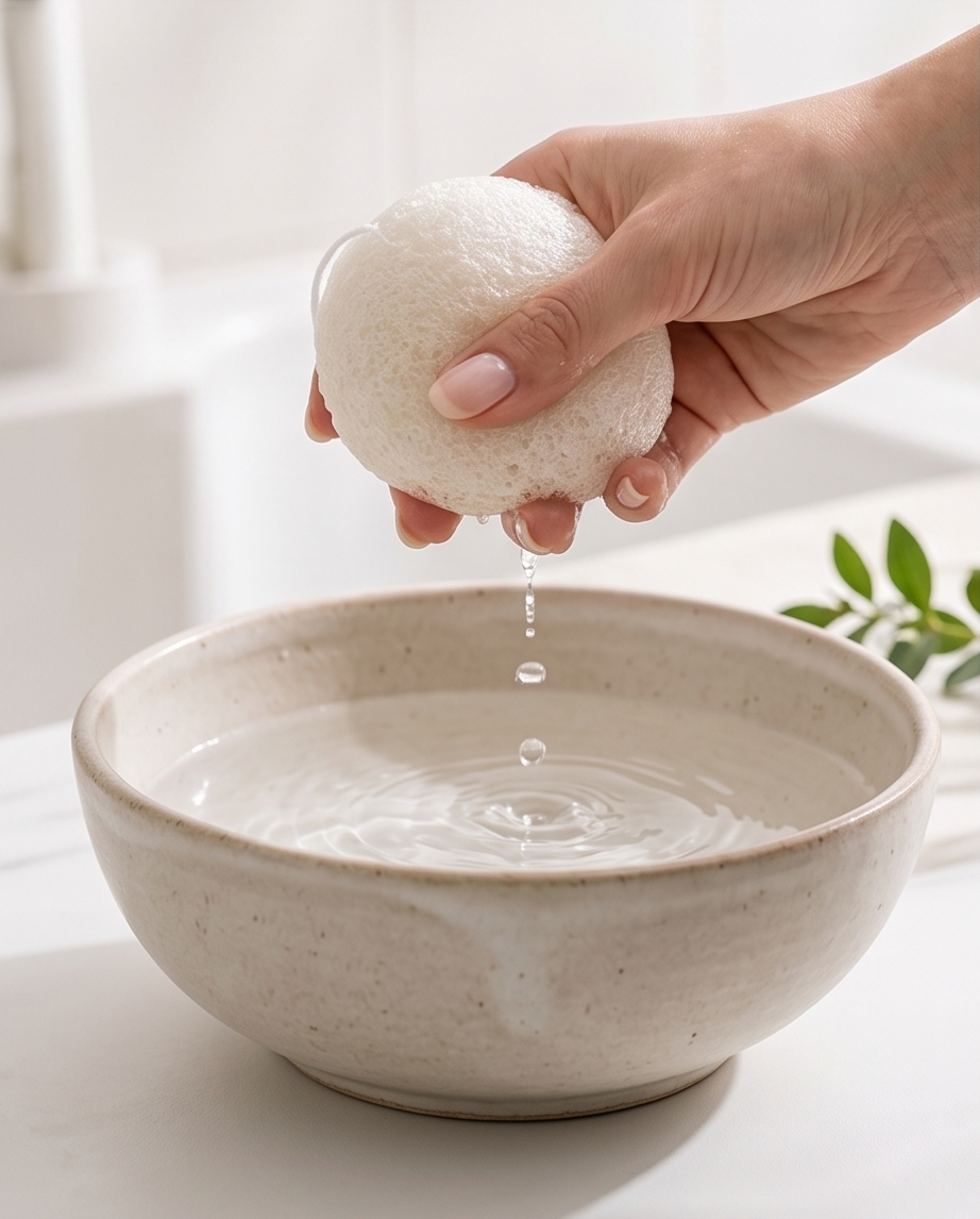 🧼Natuurlijke Konjac gezichtsspons – Zachte & stralende huid