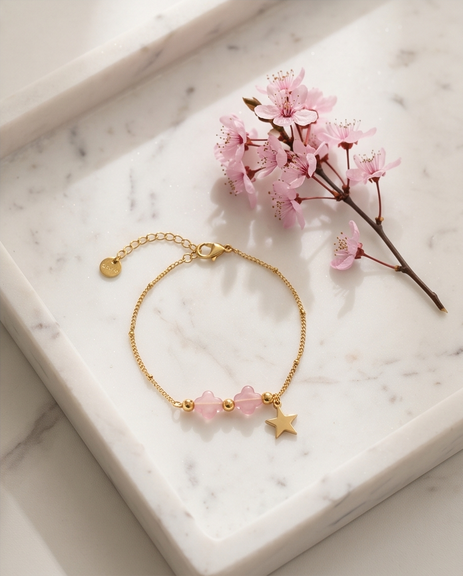 Gold Star Stainless Steel Bracelet ⭐✨
