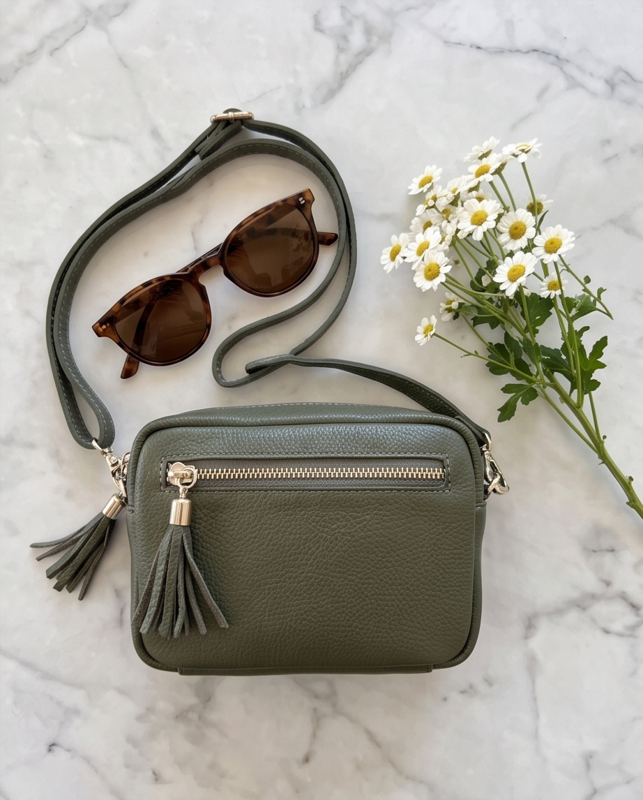 MIMI kaki tas – Trendy & moderne handtas voor dames