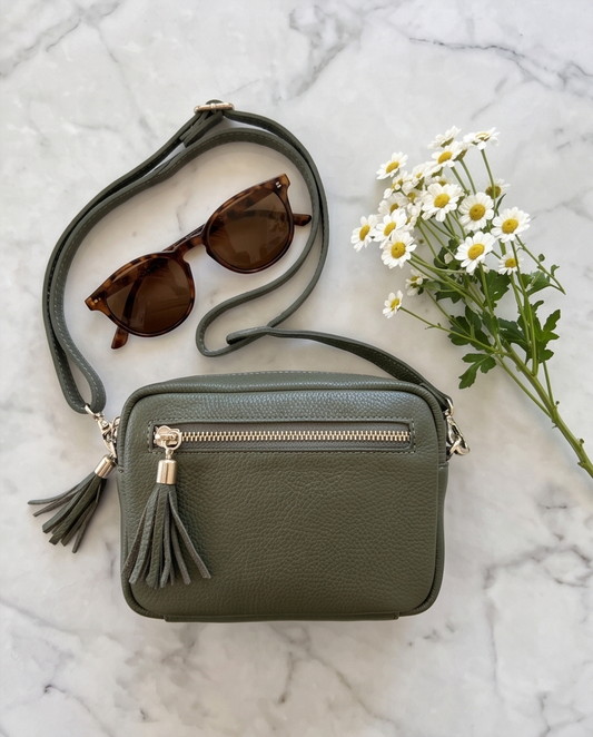 MIMI kaki tas – Trendy & moderne handtas voor dames