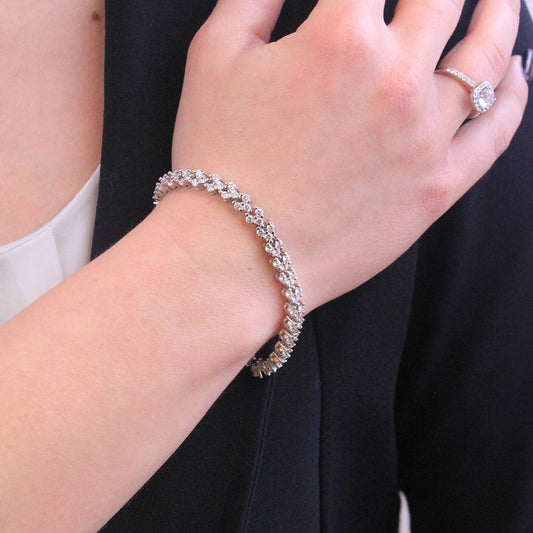 Bracelet Princess - Argenté et Cristal