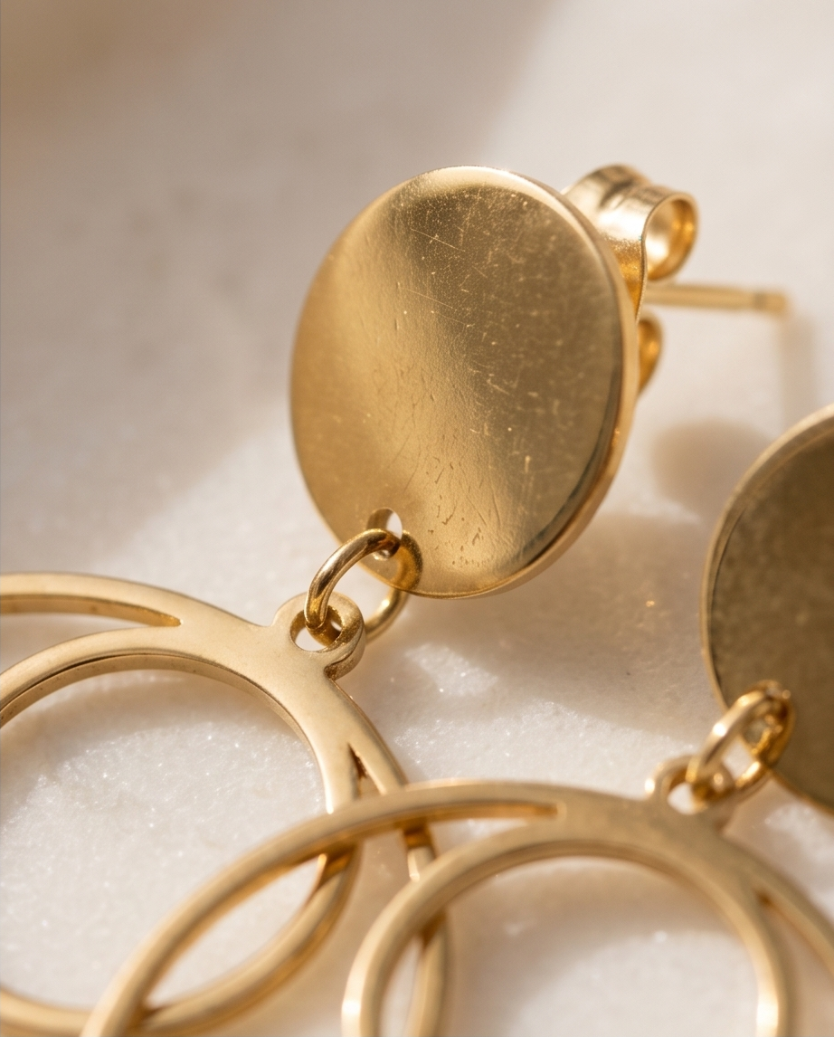 ✨ Boucles Éclipse – L’élégance minimaliste ✨