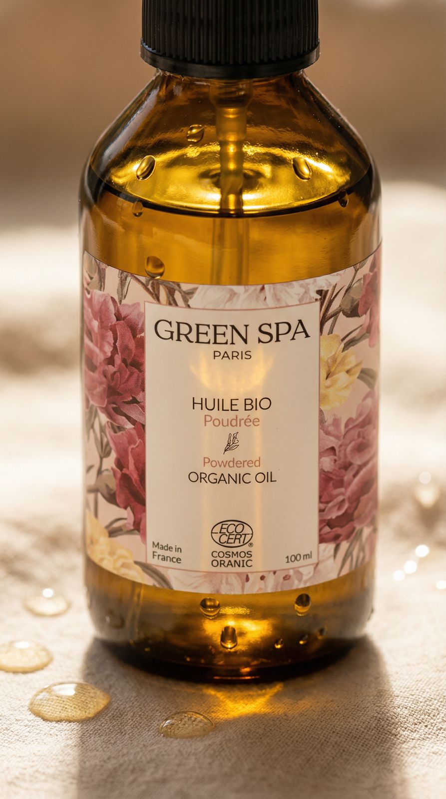 Huile Bio Corps Poudrée | Bio 100 ml