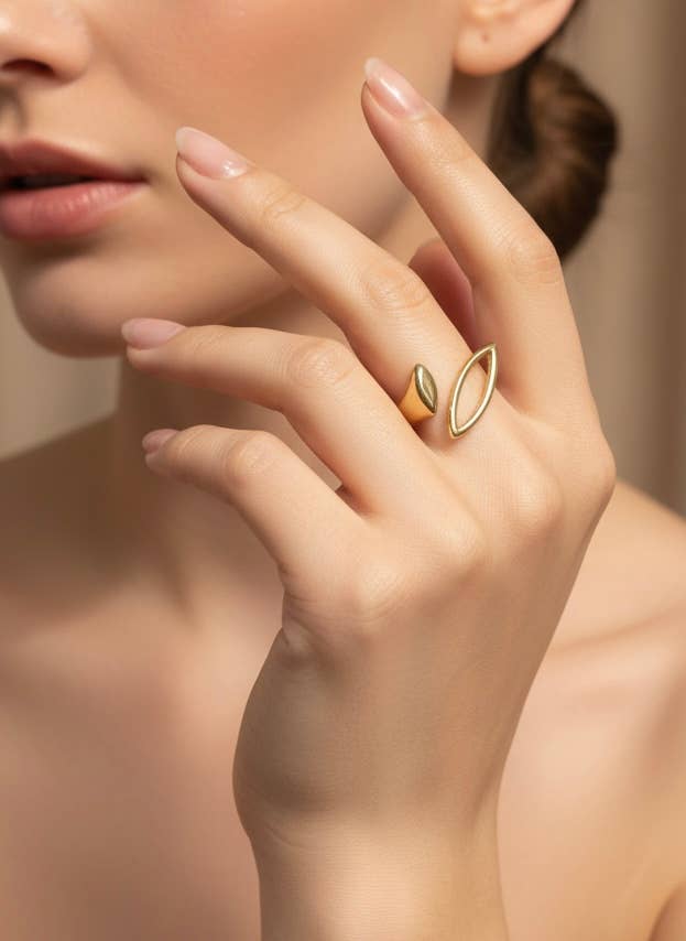 Maria Ring – adjustable stainless steel