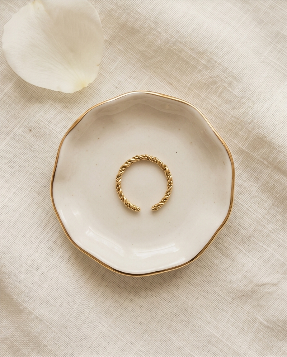 Simply Golden Stainless Steel Ring ✨