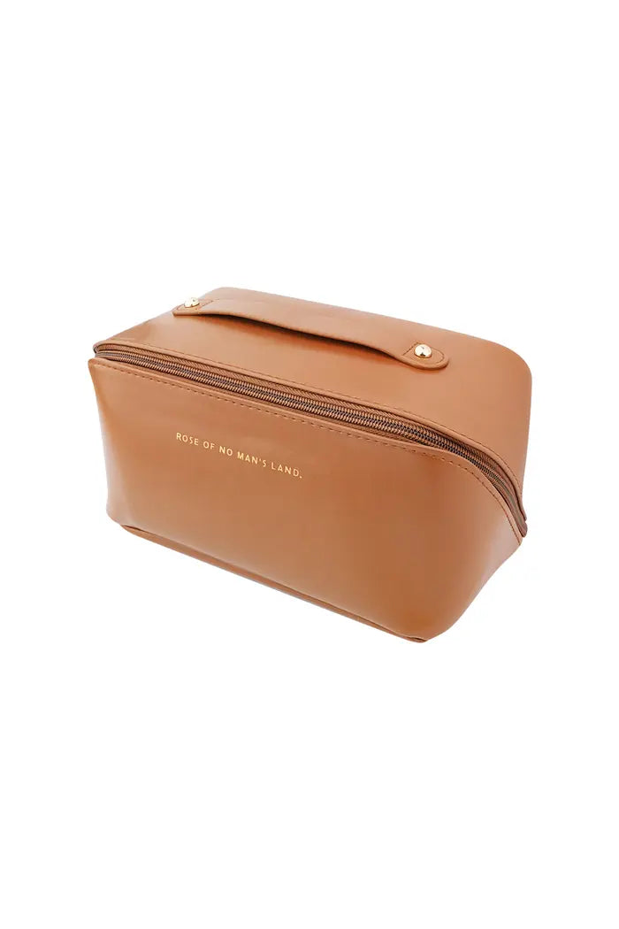 Trousse de maquillage camel