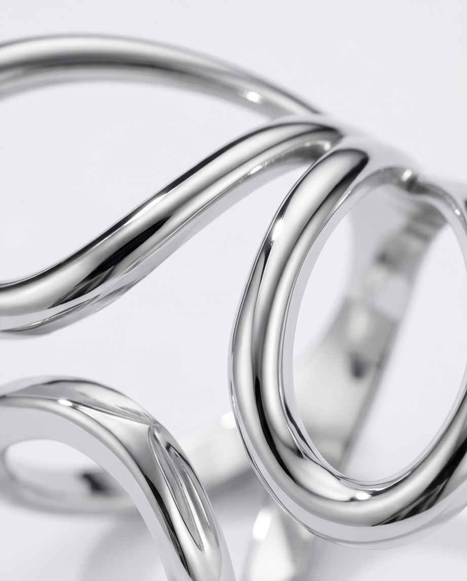 Loulou Ring – adjustable stainless steel