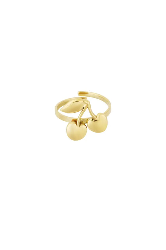 Bague Cherry doré