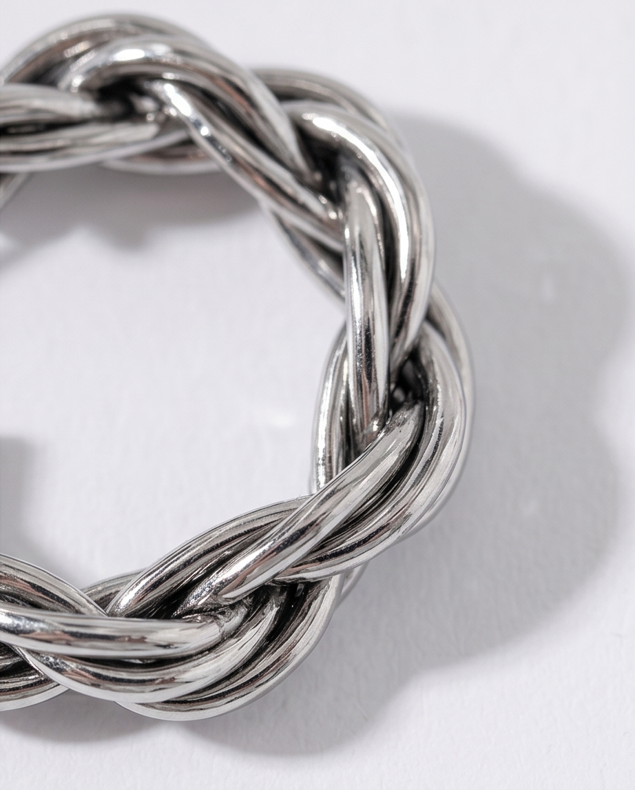 Braided hoop earrings - Agathe