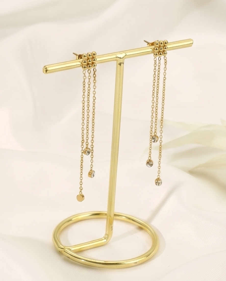 ✨ Stella Oorbellen – Elegantie in beweging ✨