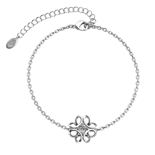 Narcissenarmband - Zilver en kristal